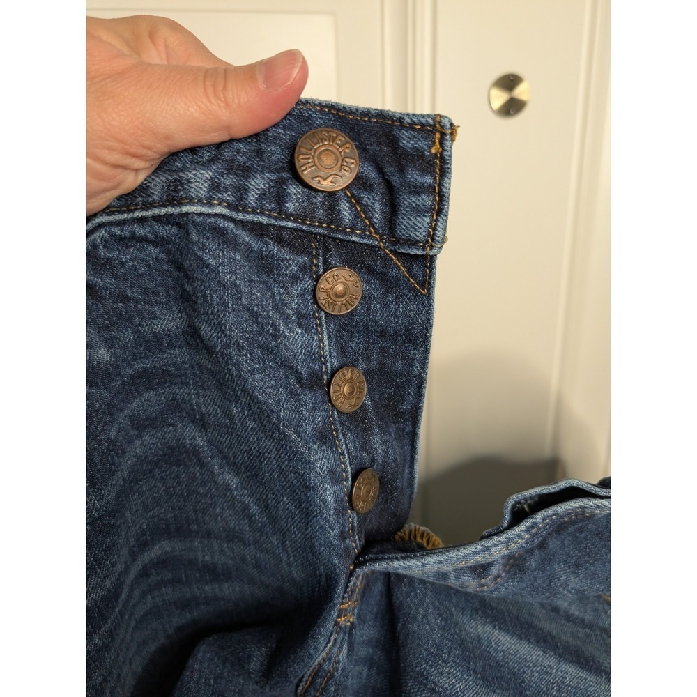 Hollister Men's Jeans Straight Leg Medium Blue Denim 100% Cotton Size 32 x 33.5 - Picture 7 of 7